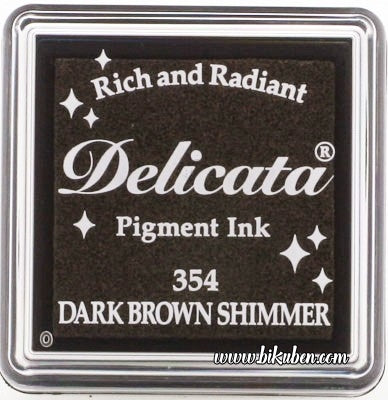 Delicata - Small Ink - Dark Brown Shimmer