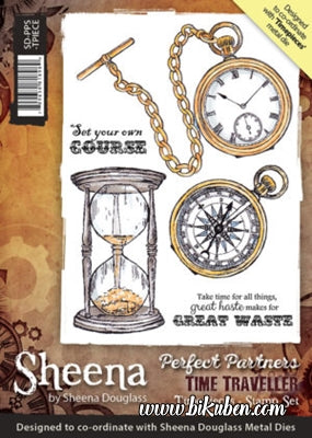 Sheena Douglas Design - Time Traveler - Time Piece Cling Stamp