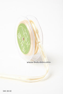 May Arts - Sheer w/Satin Center - Champagne - Metervis