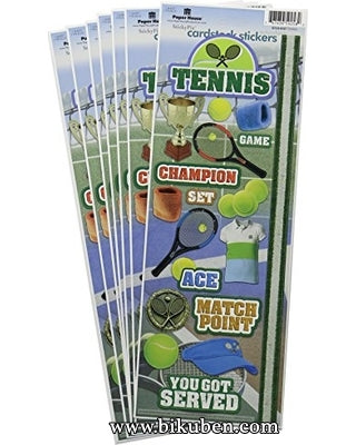 Paper House - Tennis  -  Cardstock Stickers