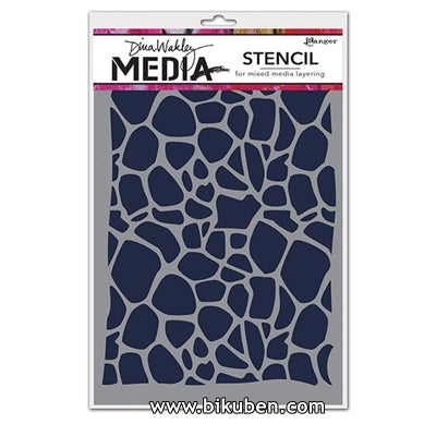 Dina Wakley Media - Stencils  - Cellular