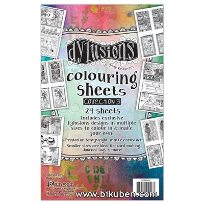 Dylusions - Colouring Sheets - Set 3