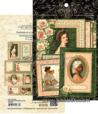 Graphic45 - Portrait of a Lady - Ephemera Cards 