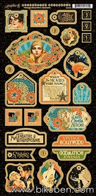 Graphic45 - Vintage Hollywood - Decorative Chipboard
