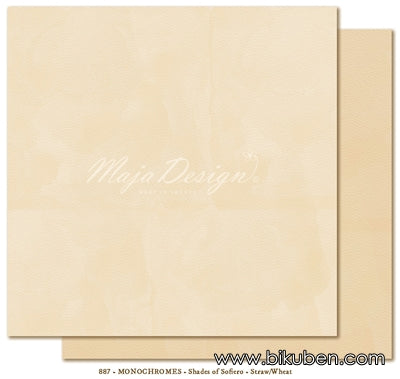Maja Design - Monochrome - Shades of Soferio - Straw/Wheat 12x12"