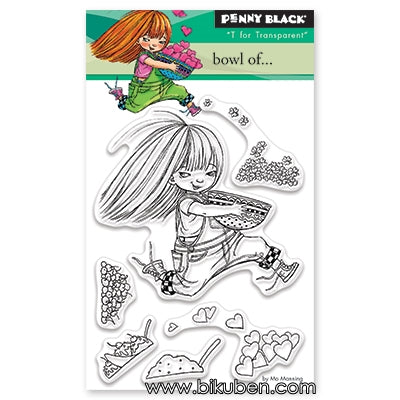 Penny Black - T for Transparent - Mini Clear Stamp - Bowl of.. 