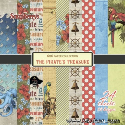 Scrapberry's - The Pirate's Treasure - 6x6" Paper Pack