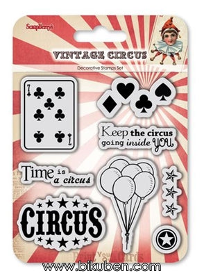 Scrapberry's - Clearstamps - Vintage Circus