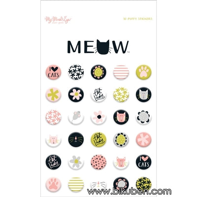 My Minds Eye - Meow - Puffy Stickers 