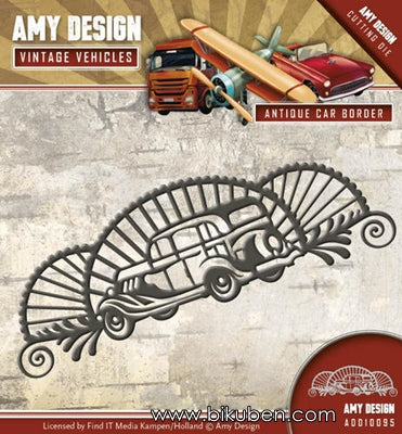 Amy Design - Vintage Vehicles - Antique Car Border Dies
