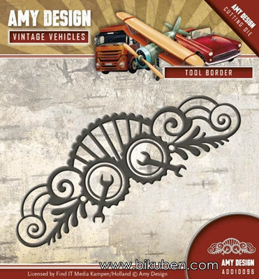Amy Design - Vintage Vehicles - Tool Border Dies