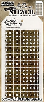 Tim Holtz - Stencil - Grid Dot