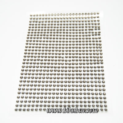 Kort & Godt - Diamant Stickers - Mørk Brun 3mm