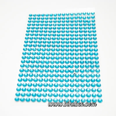 Kort & Godt - Diamant Stickers - Blå 5mm