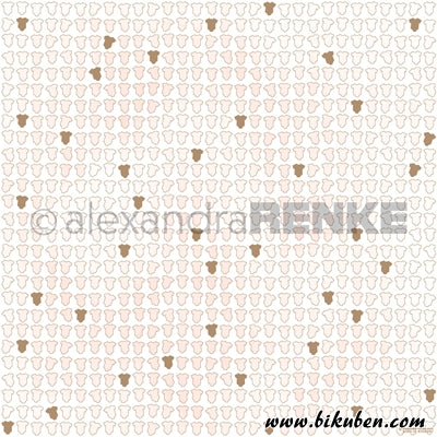 Alexandra Renke - Babyclothes - Pink & Gold 12x12"