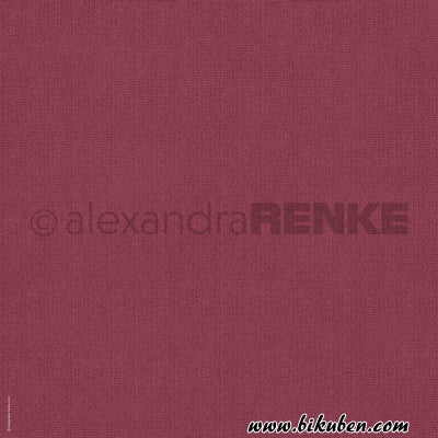 Alexandra Renke - Knitting - Red 12x12"