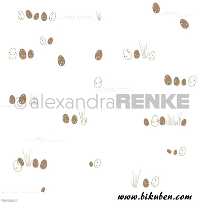 Alexandra Renke - Golden Eastereggs 12x12"