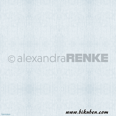 Alexandra Renke - Woodgrain - Light Blue 12x12"