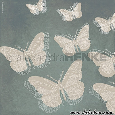 Alexandra Renke - Fluttering Butterflies 12x12"