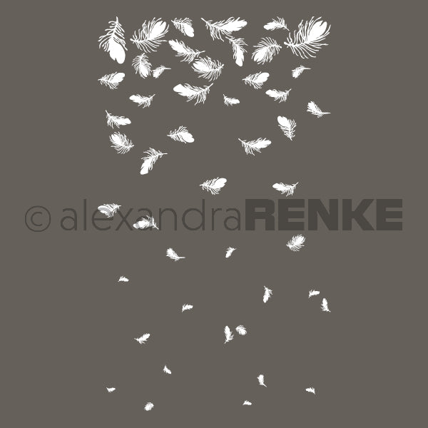 Alexandra Renke - Montert Stempel - Raining Feather