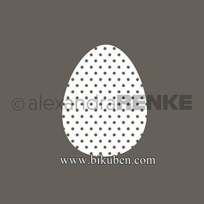 Alexandra Renke - Montert Stempel - Spotted Egg
