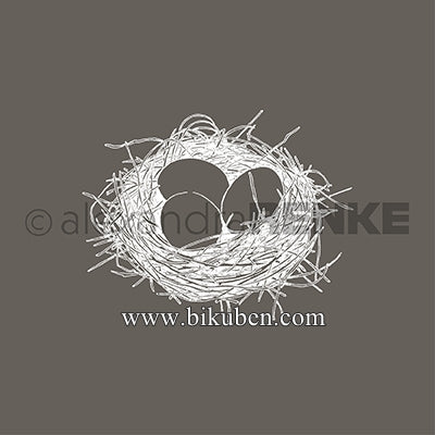 Alexandra Renke - Montert Stempel - Egg Nest - Large