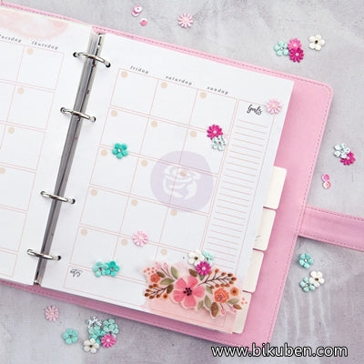 Prima - Traveler's Journal - Planner Flowers - Pink Petals