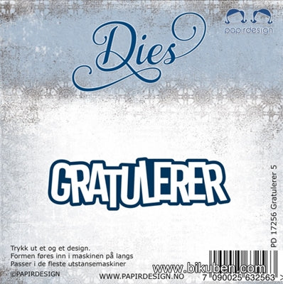 Papirdesign - Dies - Gratulerer