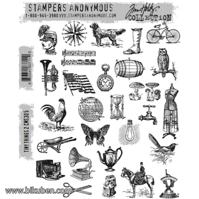Tim Holtz Collection - Cling Stamps - Tiny Things 2