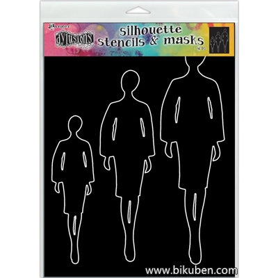 Dylusions - Large Stencils - Silhouettes - Emmi