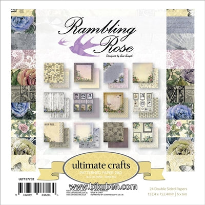 Ultimate Crafts - Rambling Rose 6x6" Paper Pad