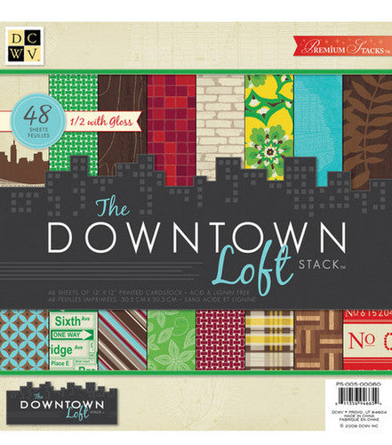 DCWV - The Downtown Loft Stack 12x12"