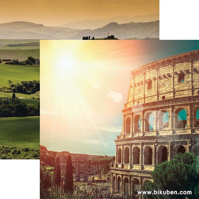 Reminisce - Italia - Colosseum 12x12"