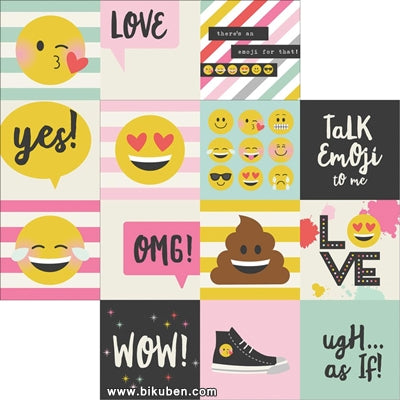 Simple Stories - Emoji Love - Elements 4x4" 12x12"