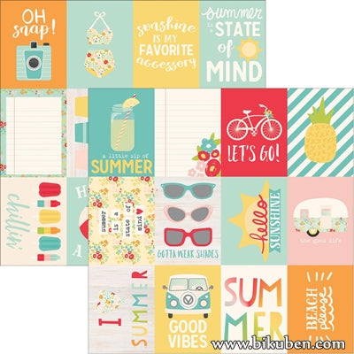 Simple Stories - Summer Days - 3x4" Journal Elements 12x12"