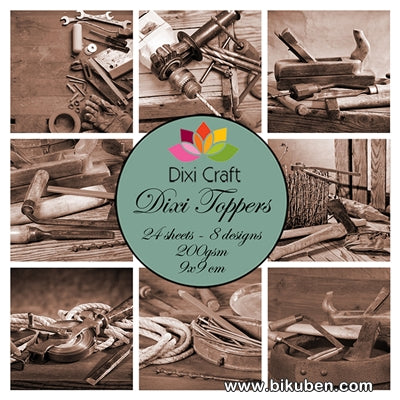 Dixi Craft - Toppers - Tools - Sepia (9cm x 9cm) 