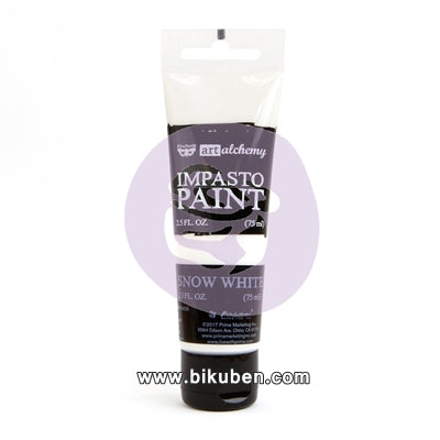 Prima - Art Alchemy by Finnabair - Heavy Body Acrylic Paints - Impasto Paint - Snow White