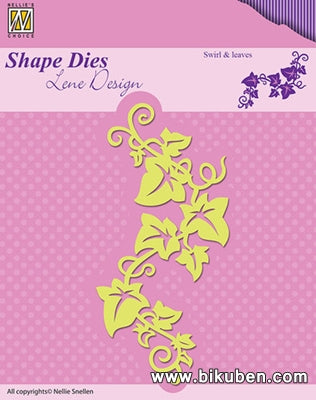 Nellie Snellen  - Lene Design Dies - Swirl and Leaves