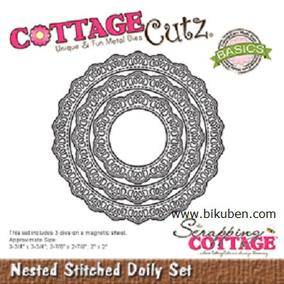 CottageCutz - Nested Stitched Doily