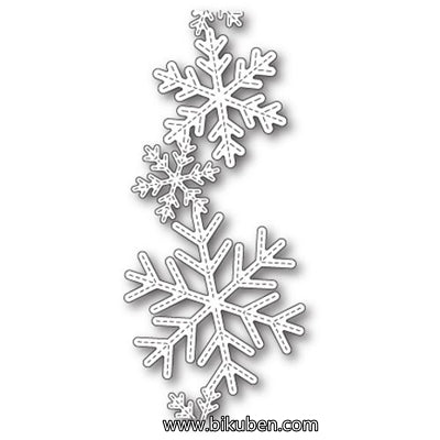 Poppystamps - Dies - Stitched Alpine Snowflake Band 