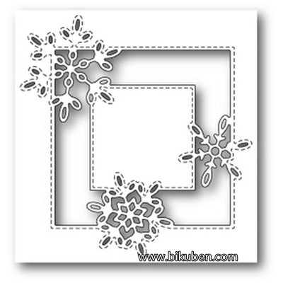 Poppystamps - Dies - Evangeline Floating Square 