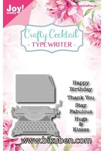 Joy! Craft Dies - Cut & Stamp - Typewriter 