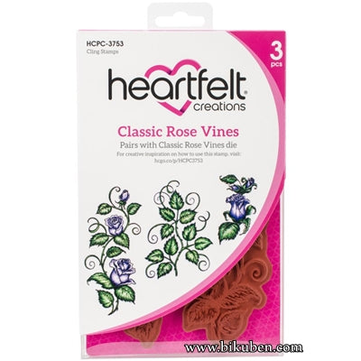 Heartfelt Creations - Rose Vines - Slapstick Stamp