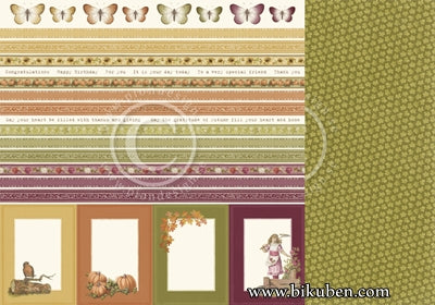 Pion Design - Summer Falls into Autumn - Borders 12x12"