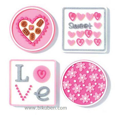Doodlebug - Loopy Love - Rubber Stickers