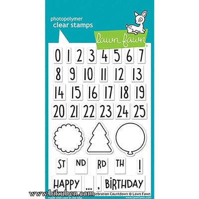 Lawn Fawn - Clearstamps - Celebration Countdown