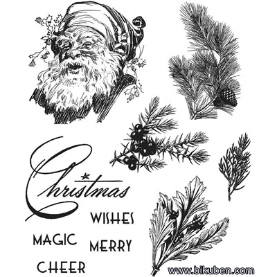 Tim Holtz Collection - Cling Stamps - Christmas Classics