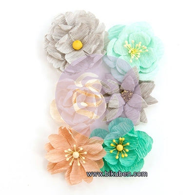 Prima - Zella Teal - Flowers - Made with Love