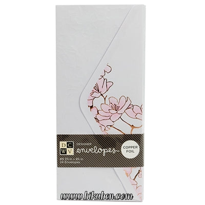 Die Cuts with a View - Cherry Blossom - Copper Foil Envelopes - konvolutter