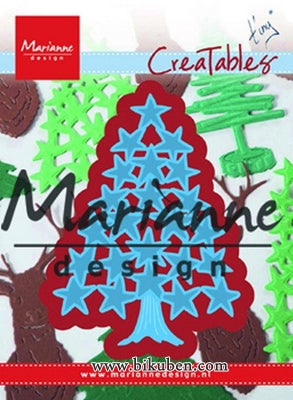 Marianne Design - Creatables - Tiny's Christmas Tree with Stars 